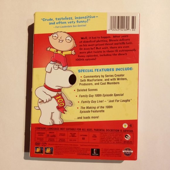 The Family Guy DVD set Volume 6 3 discs total Special Features Original Box - Picture 2 of 11